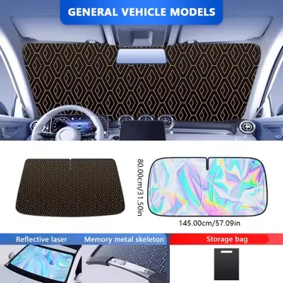 Image de Pare-soleil Voiture 5 Couches - Protection UV & Anti-Chaleur