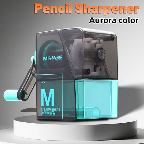 Image de Taille-Crayon Manivelle - Précision Optimale pour Dessin Artistique