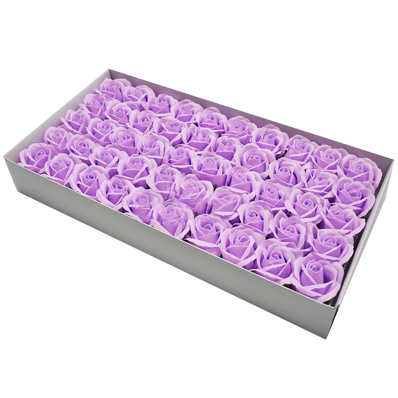 Imagen de Rosas Artificiales Eternas - 50 Unidades para Decoración