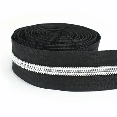 Image de Fermetures Éclair Nylon 10m - Kit Réparation Vêtements & Couture