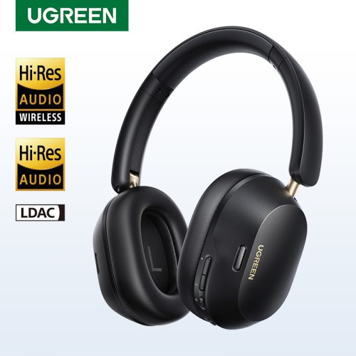 Afbeelding van Ugreen Max5C Draadloze Bluetooth Hoofdtelefoon met Actieve Ruisonderdrukking van 43dB, Hi-Res LDAC, 75 uur Speeltijd en Ruimtelijk Audio voor Optimaal Geluid