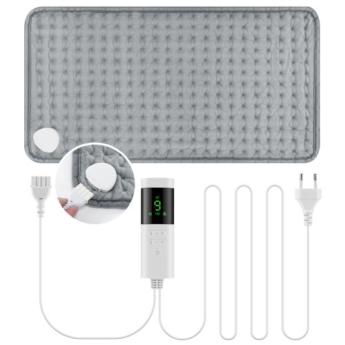 Bild von 30 * 60 cm elektrische Heizkissen für Nacken, Schulter, Zuhause, Büro, waschbar, warme Winterdecke, 4 Timer, 9 Temperaturregelung
