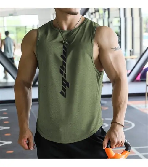 Image de Débardeur de Sport Homme - Fitness, Gym, Running
