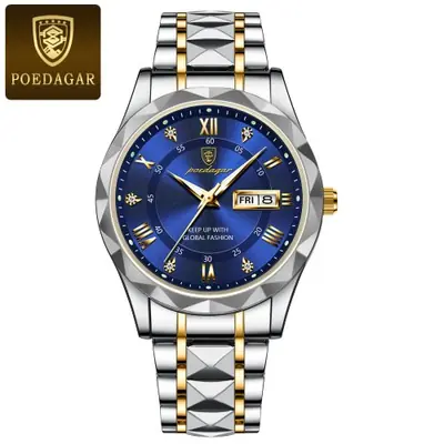 Image de Montre Homme Luxe Étanche avec Affichage Lumineux et Calendrier