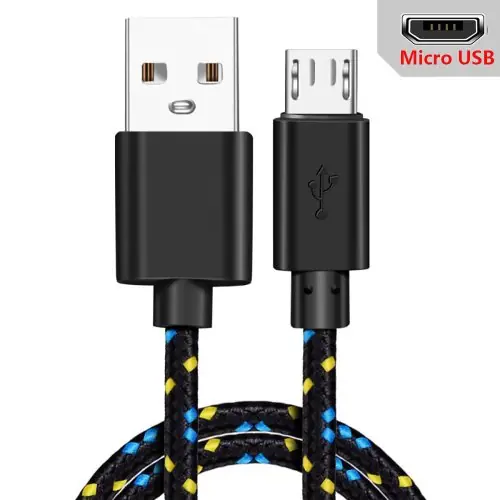 Image de Câble Micro USB Tressé - Charge et Sync pour Android