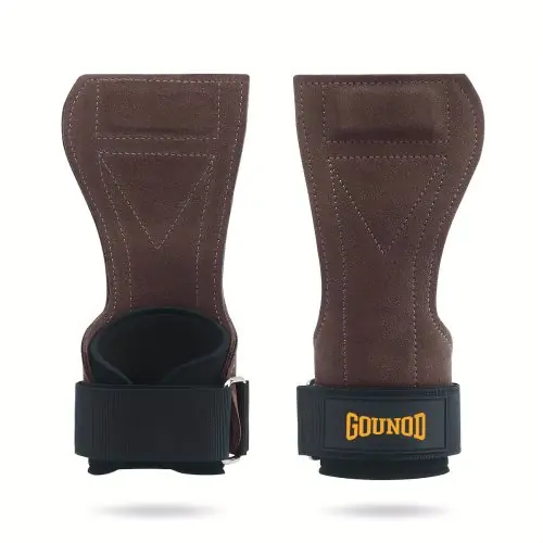 Image de Gants de Gym en Cuir - Protection Mains Haltérophilie