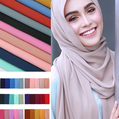Imagen de Hijab de Gasa Elegante para Mujer