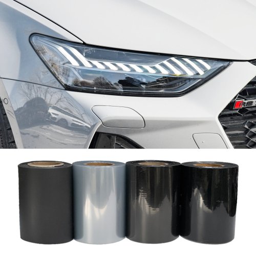Imagen de Película de Vinilo Transparente para Luces Traseras de Coche - 30x120 cm, Protector Anti-Desgaste para Lámparas de Freno y Antiniebla