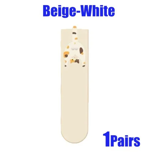 1Pairs-Beige White