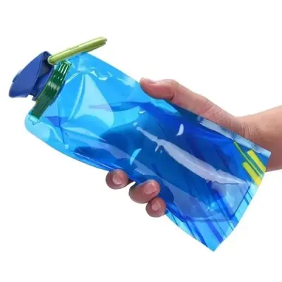 Image de Bouteille d'eau pliable 500ml - Ultra-légère & pratique