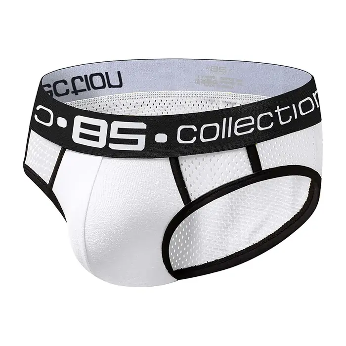 Image de Culotte Homme Respirante & Confortable - Taille Basse avec Sac U Convexe