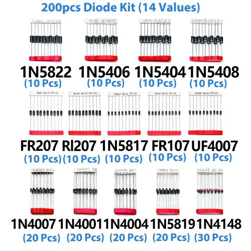 200 stuks Diodeset