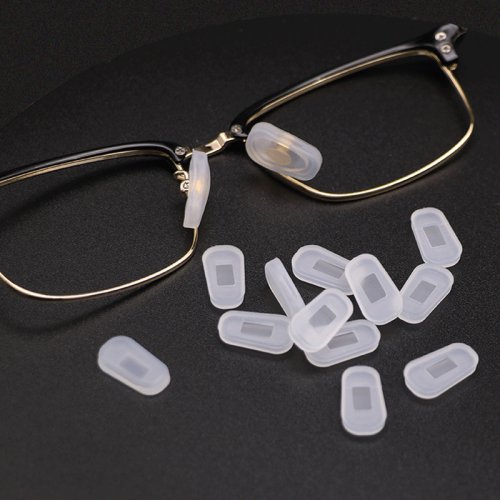 Imagen de Almohadillas Nasales Antideslizantes de Silicona Suave para Gafas - Accesorio Anti-Indentación con Efecto Descompresión Nasal (1 Par)
