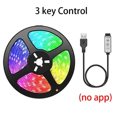 Image de Ruban LED RGB Bluetooth - Éclairage Ambiance TV & Jeux