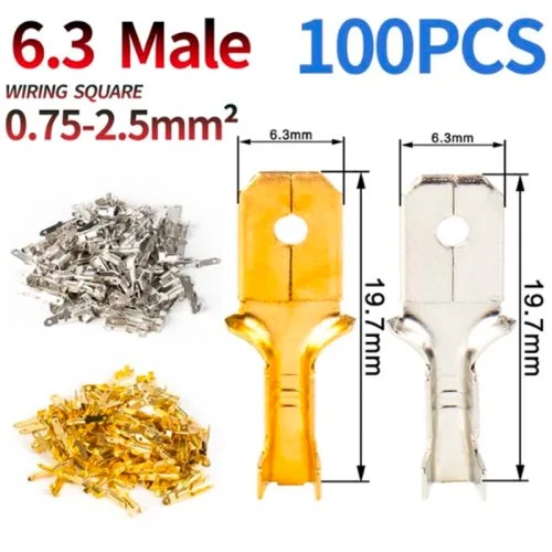 6.3mm Male