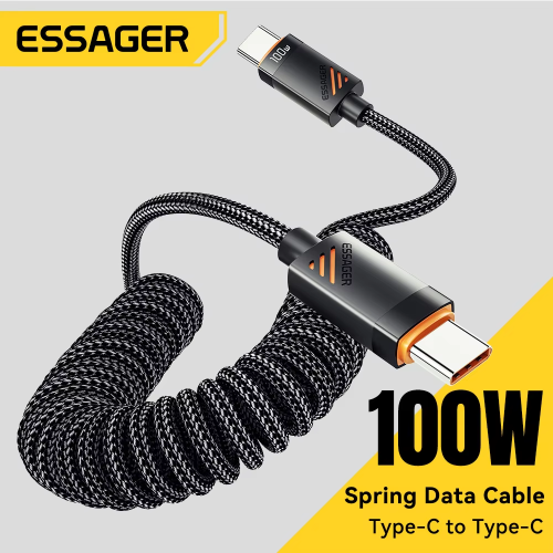 Zdjęcie Kabel USB-C do USB-C – Szybkie Ładowanie 100W dla iPhone, Samsung, Xiaomi i MacBook