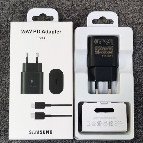Afbeelding van Samsung A15 A25 A35 A55 A54 A73 25W PD-oplader Supersnelle oplaadadapter voor Galaxy S24 S23 S22 S21 S20 Note 20 Ultra 10 Plus FE