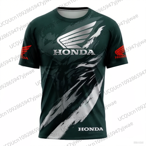 Bild von Herren Sommer Motorrad-T-Shirt – Schnell Trocknend, Atmungsaktiv & Racing-Design für Biker und Outdoor-Aktivitäten