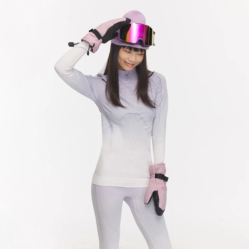 Imagen de VECTOR-Conjunto de capas de Base de secado rápido para mujer, ropa interior térmica de lana de microfibra, Calzoncillos largos, ropa de invierno, ultrasuave