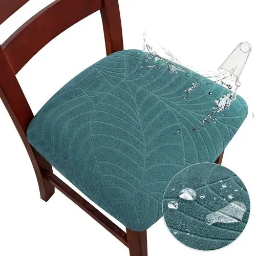 Jacquard bleu paon