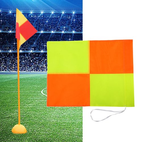 Immagine di Bandiera Angolare da Calcio Professionale per Campi da Gioco - Attrezzatura Sportiva per Partite e Competizioni All'Aperto