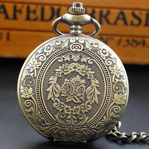 Immagine di Orologio da Tasca Steampunk in Argento - Eleganza Vintage