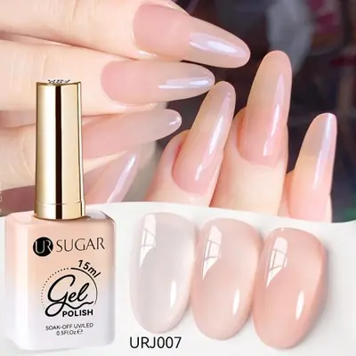 Image de Vernis Gel UV Translucide Semi-Permanent - Effet Blanc Laiteux