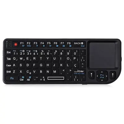 Image de Clavier Sans Fil 2.4G avec Rétroéclairage 7 Couleurs + Souris & Lampe