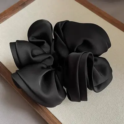 Image de Cravate de Cheveux Satinée Mode Coréenne