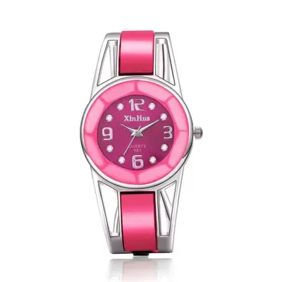 Image de Montre Femme Élégante avec Strass - Style Vintage & Quartz