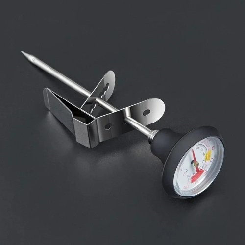 Afbeelding van Roestvrijstalen Koffietemperatuurmetersonde 0-100°C - Precieze Digitale Thermometer voor Koffiepot, Melkopschuimkan en Café Keuken