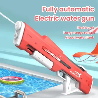Image de Pistolet à Eau Électrique 62 cm - Blaster Puissant 1000 ml