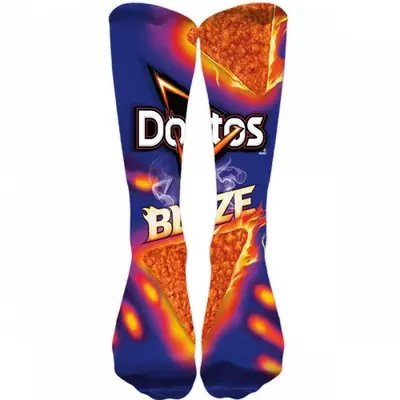 Image de Chaussettes Hautes 3D Pommes de Terre & Tomates - Style Harajuku