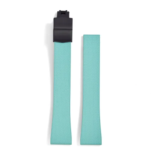 Boucle cyan noir