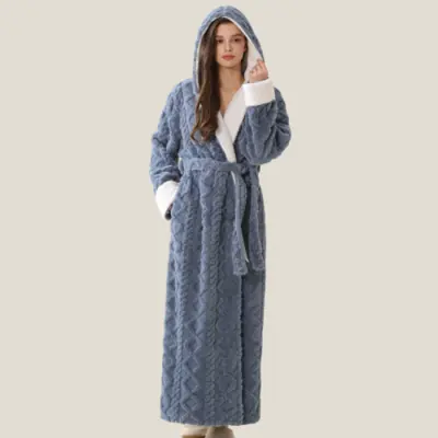 Image de Robe de Chambre Homme Flanelle Chaude & Confortable