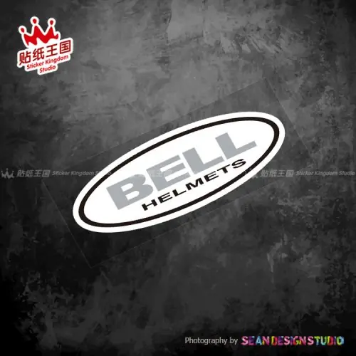 Image de Autocollants Moto Waterproof pour Casque Bell