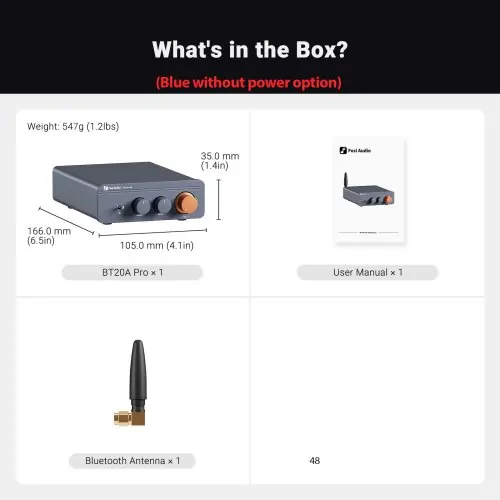 Image de Ampli Bluetooth 300W x2 - HIFI Stéréo Mini Classe D