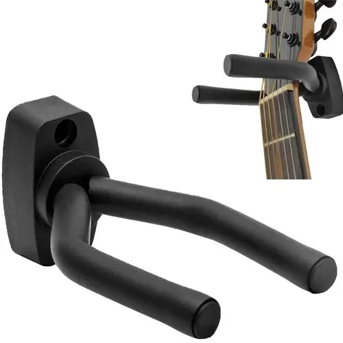 Image de Support de Guitare Pliable en Métal - Portable & Stable