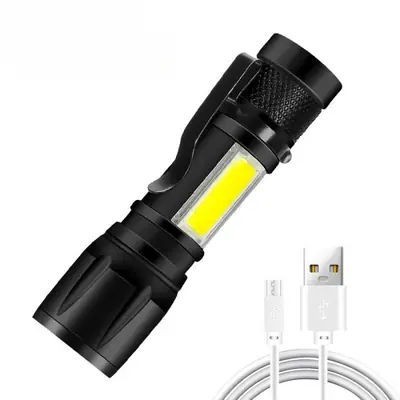 Image de Torche LED Rechargeable Zoomable - Lumière Puissante & Étanche