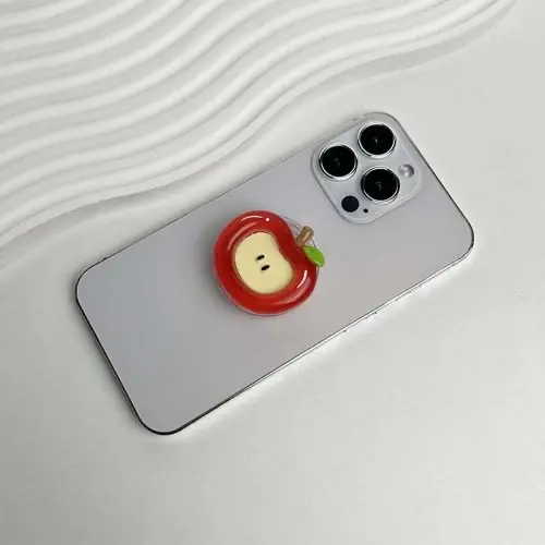 Image de Support Téléphone Fruité Rouge - Design Mignon & Pratique