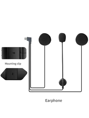 Image de Écouteurs Originaux pour Casque Moto Ejeas V4Plus & V6 Pro