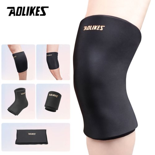 Bild von Aolikes Hydrogel Kniebandage – Wärme- und Kältetherapie für optimale Knieschmerzlinderung, konturiertes Design für maximale Komfort und Unterstützung