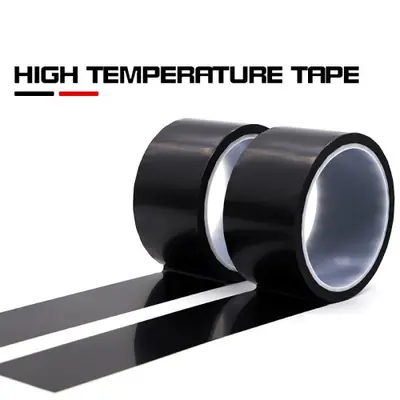 Image de Ruban Kapton Noir Résistant à la Chaleur