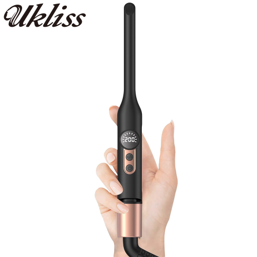 Immagine di Piastra per Capelli Portatile 1,3 Pollici con Ferro da Stiro a Matita e Bigodino 2 in 1 – Ideale per Donne che Amano lo Styling Naturale e Facile da Usare