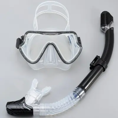 Image de Masque de Plongée Panoramique avec Tuba - Équipement Pro