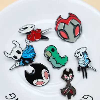 Broches Émail Chevalier Creux - Lot de 7 Pièces