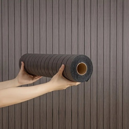 Imagen de Papel pintado autoadhesivo de grano de madera retro 3D extra grueso: perfecto para proyectos de paredes y techo de bricolaje, resina SXP, extraíble y wa
