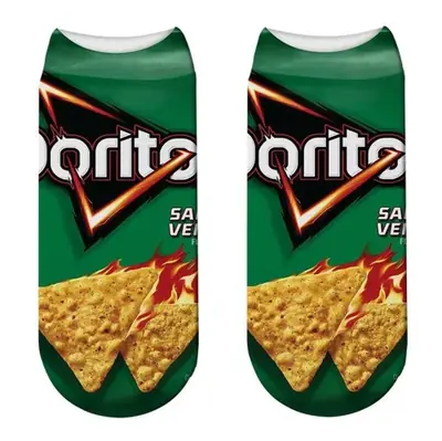 Image de Chaussettes Frites 3D - Drôles & Tendance