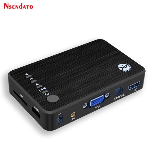 Bild von 4K Ultra HD Media Player für Auto TV SD MMC RMVB MP3 USB Externe HDD U Disk MultiMedia Media Player Box mit VGA SD MKV H.265