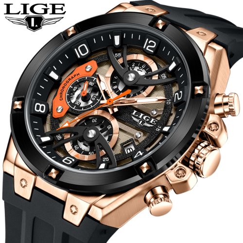 Bild von Luxus Militär-Armbanduhr für Herren – Wasserdicht & Leuchtend